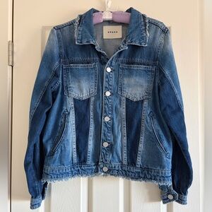Blank NYC Denim Jean Jacket Women Size Medium